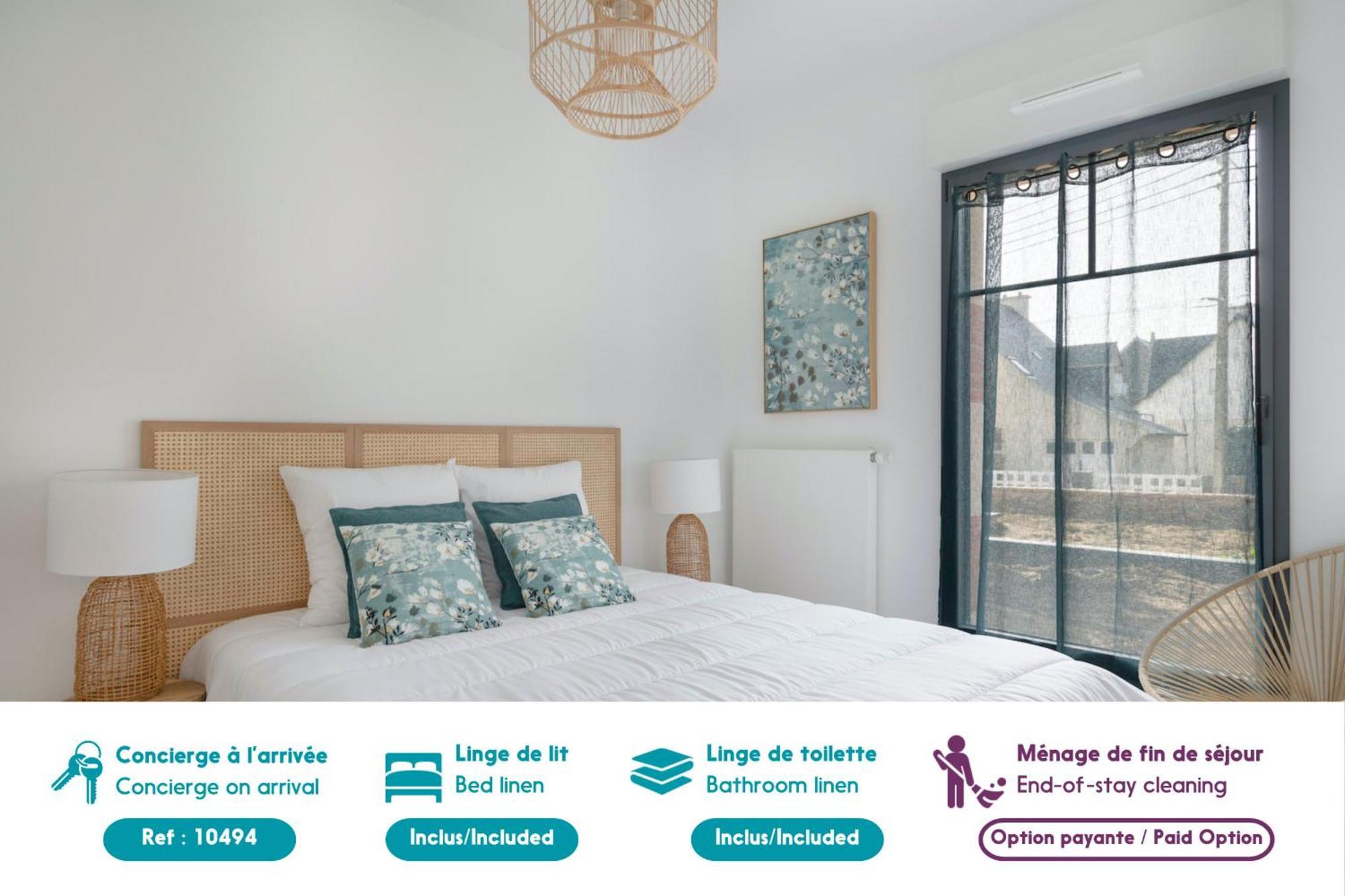 A 50M De La Plage, Bel Appartement Pour 6 เปลเนิฟ-วัล-อ็องเดร ภายนอก รูปภาพ